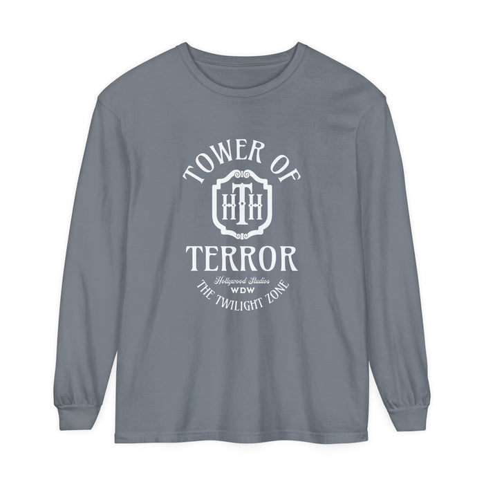 Tower Of Terror Comfort Colors Unisex Garment-dyed Long Sleeve T-Shirt