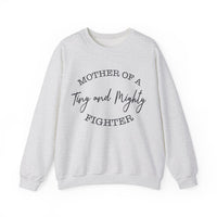 Mother of a Tiny & Mighty Fighter Unisex Heavy Blend™ Crewneck Sweatshirt