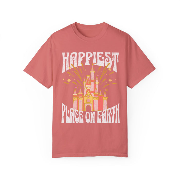 Happiest Place On Earth Comfort Colors Unisex Garment-Dyed T-shirt