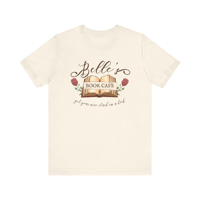 Belle's Book Cafe Bella Canvas Unisex Jersey Short Sleeve Tee