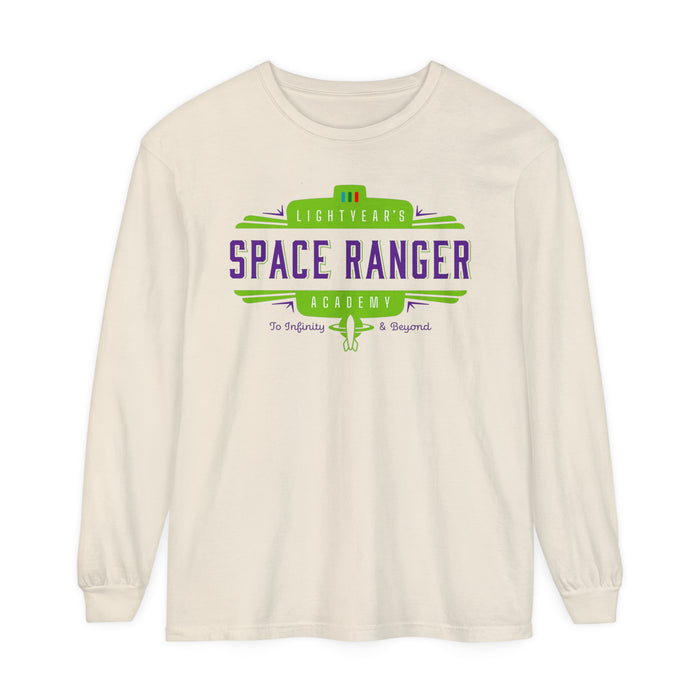 Lightyear's Space Ranger Academy Comfort Colors Unisex Garment-dyed Long Sleeve T-Shirt