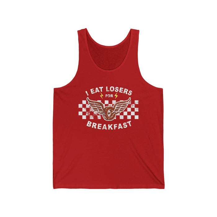 I Eat Losers For Breakfast Bella Canvas Unisex Jersey Tank