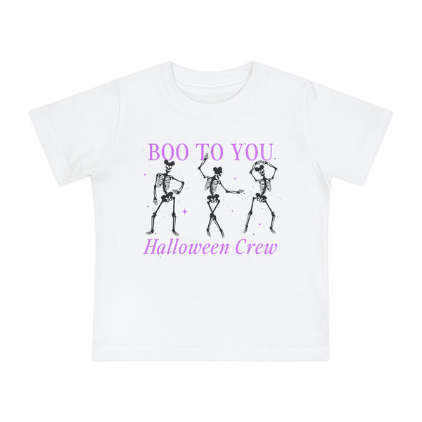 Boo To You Halloween Crew Baby Short Sleeve T-Shirt
