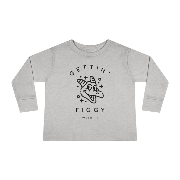 Gettin' Figgy With It Rabbit Skins Toddler Long Sleeve Tee