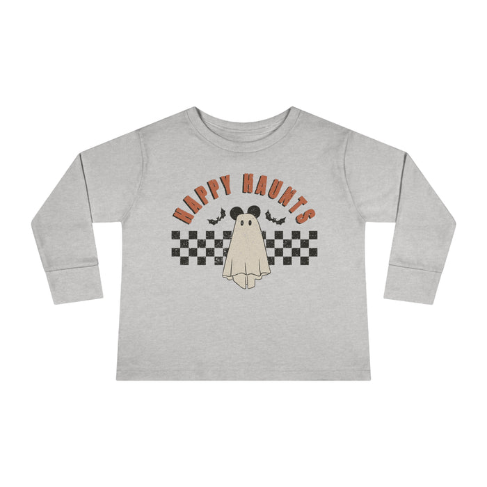 Happy Haunts Rabbit Skins Toddler Long Sleeve Tee