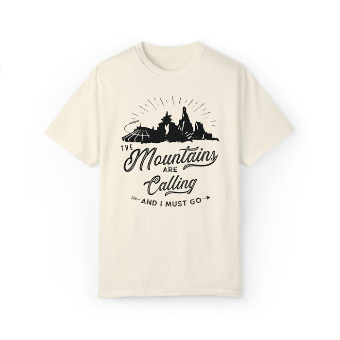 The Mountains Are Calling Comfort Colors Unisex Garment-Dyed T-shirt