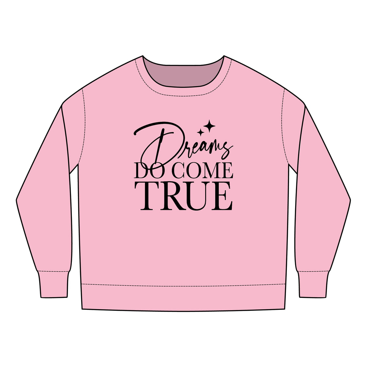 Dreams Do Come True Rabbit Skins Toddler Sweatshirt