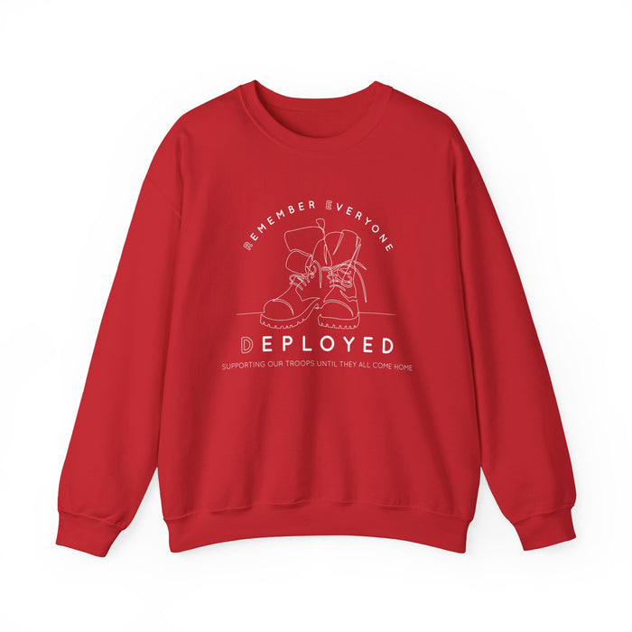 Remember Everyone Deployed R.E.D. Gildan Unisex Heavy Blend™ Crewneck Sweatshirt