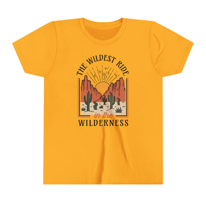 The Wildest Ride In The Wilderness Bella Canvas Youth Short Sleeve Tee