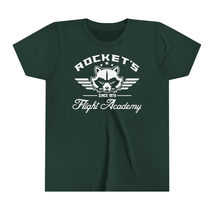 Rocket's Flight Academy Post Bella Canvas Youth Short Sleeve Tee