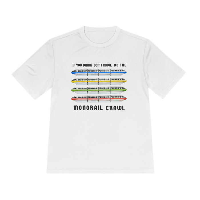 Monorail Crawl Unisex Moisture Wicking Tee