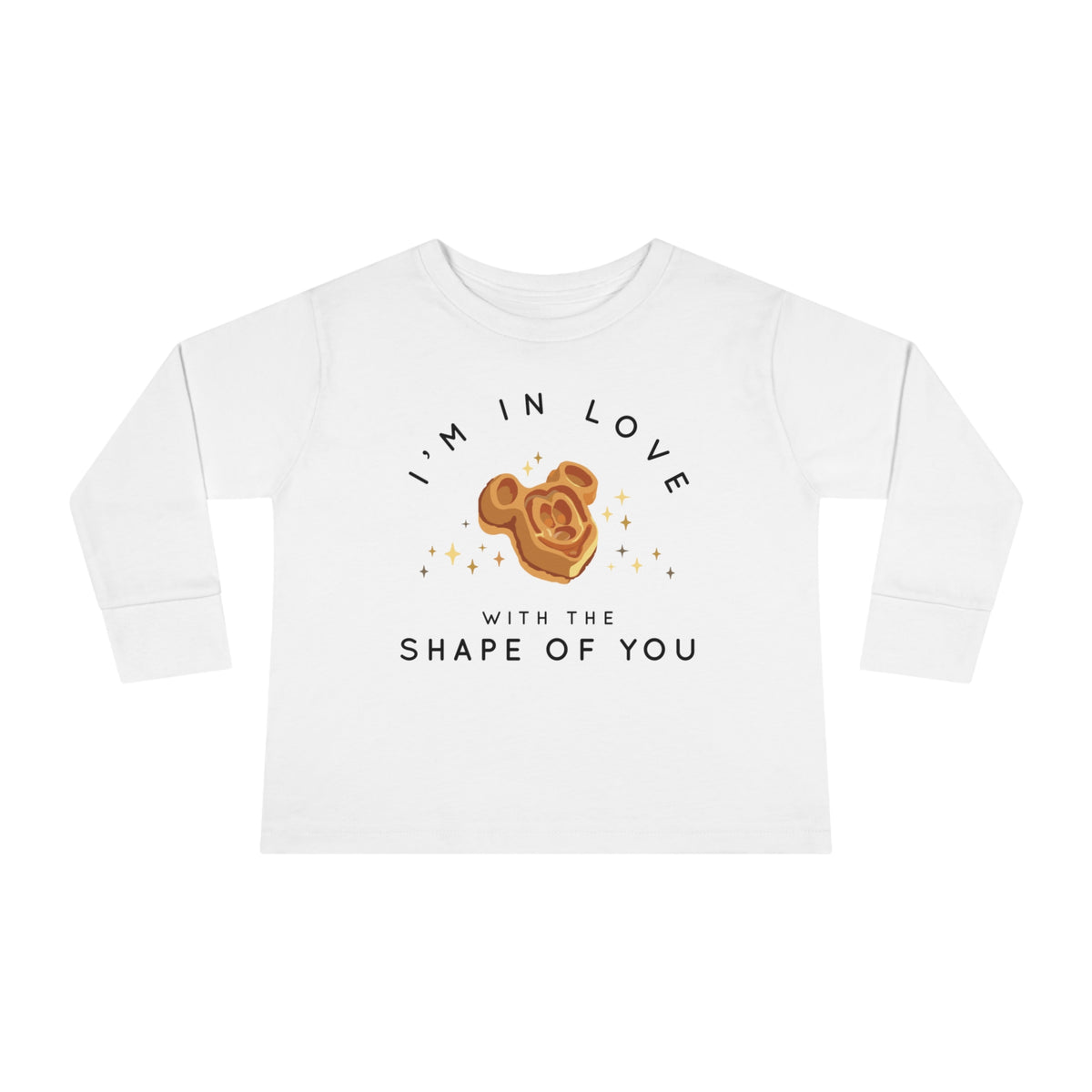I'm in Love with the Shape of You Rabbit Skins Toddler Long Sleeve Tee