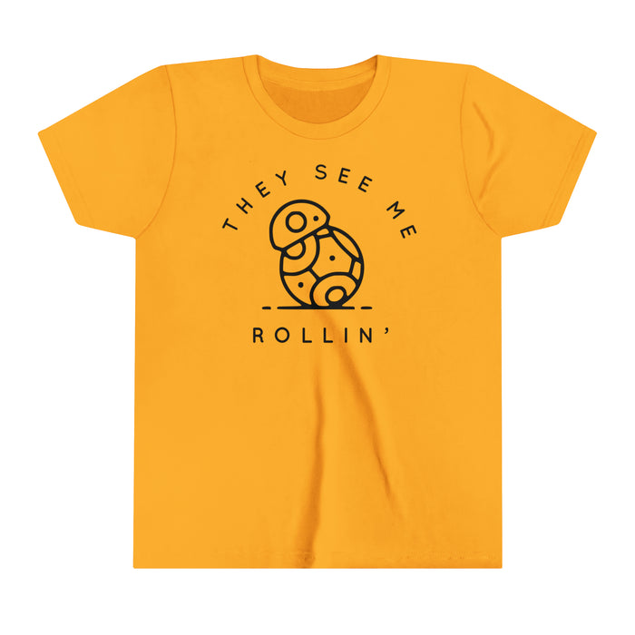 They See Me Rollin' Bella Canvas Youth Short Sleeve Tee