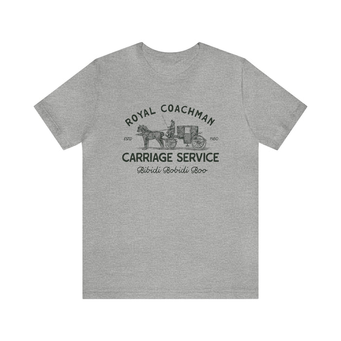 Royal Coachman Carriage Service Bella Canvas Unisex Jersey Short Sleeve Tee