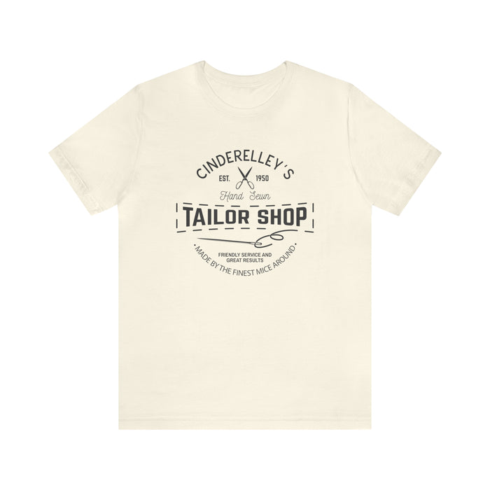 Cinderelley’s Tailor Shop Canvas Unisex Jersey Short Sleeve Tee