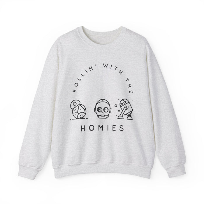 Rollin’ With The Homies Gildan Unisex Heavy Blend™ Crewneck Sweatshirt