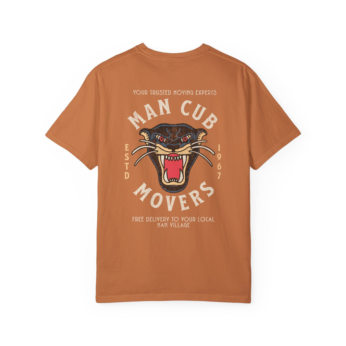 Man Cub Movers Comfort Colors Unisex Garment-Dyed T-shirt