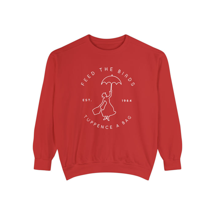 Feed The Birds Comfort Colors Unisex Garment-Dyed Sweatshirt