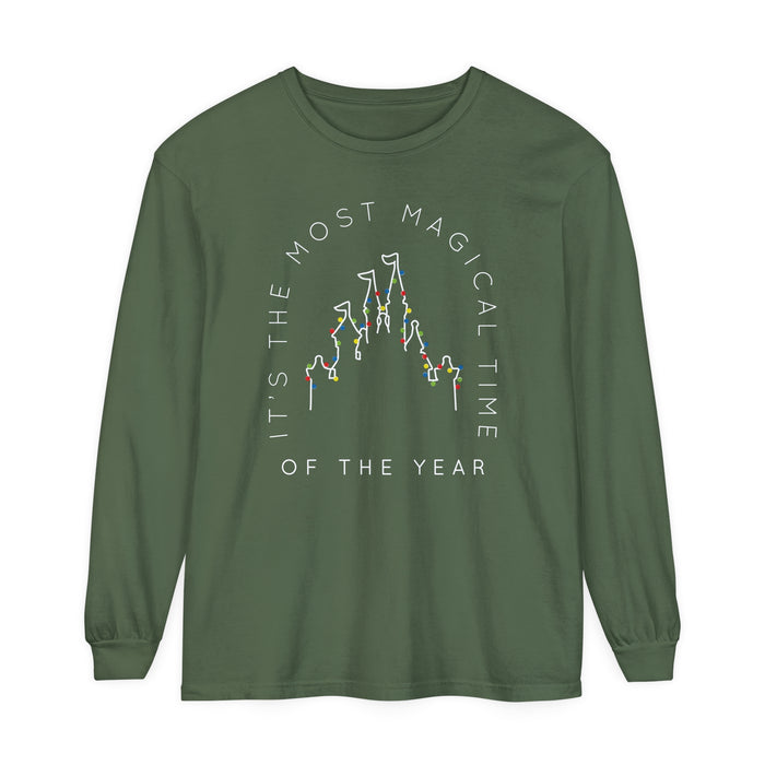 Most Magical Time Of The Year Comfort Colors Unisex Garment-dyed Long Sleeve T-Shirt