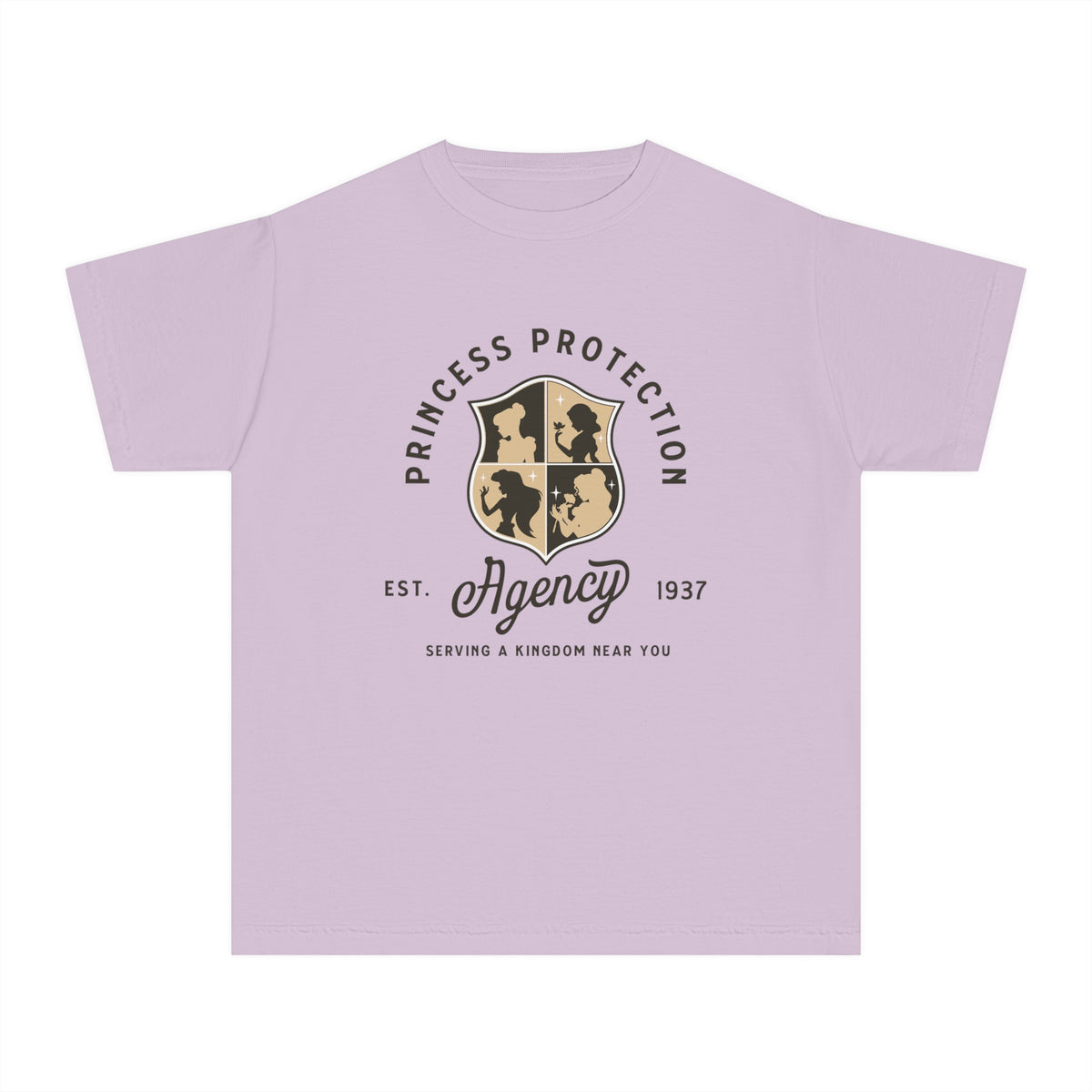 Princess Protection Agency Comfort Colors Youth Midweight Tee