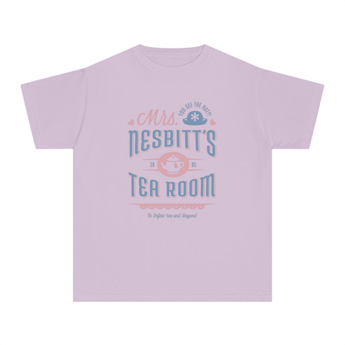 Mrs. Nesbitt’s Tea House Comfort Colors Youth Midweight Tee