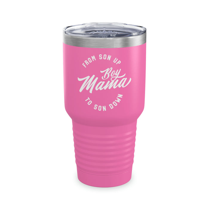 Boy Mama Ringneck Tumbler, 30oz