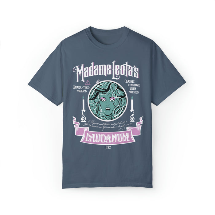 Madame Leota’s Laudanum Teal Comfort Colors Unisex Garment-Dyed T-shirt