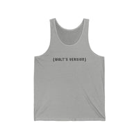 Walt's Version Bella Canvas Unisex Jersey Tank