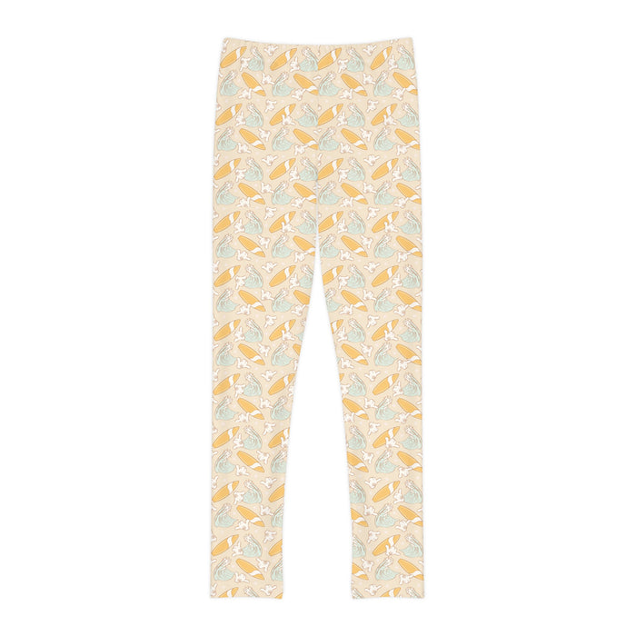 Surfing Mickey Youth Full-Length Leggings