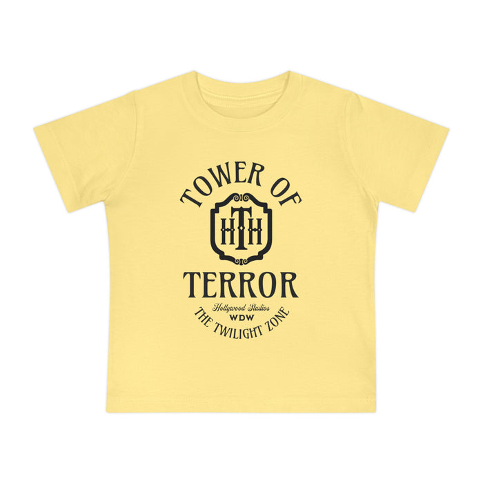 Tower Of Terror Bella Canvas Baby Short Sleeve T-Shirt