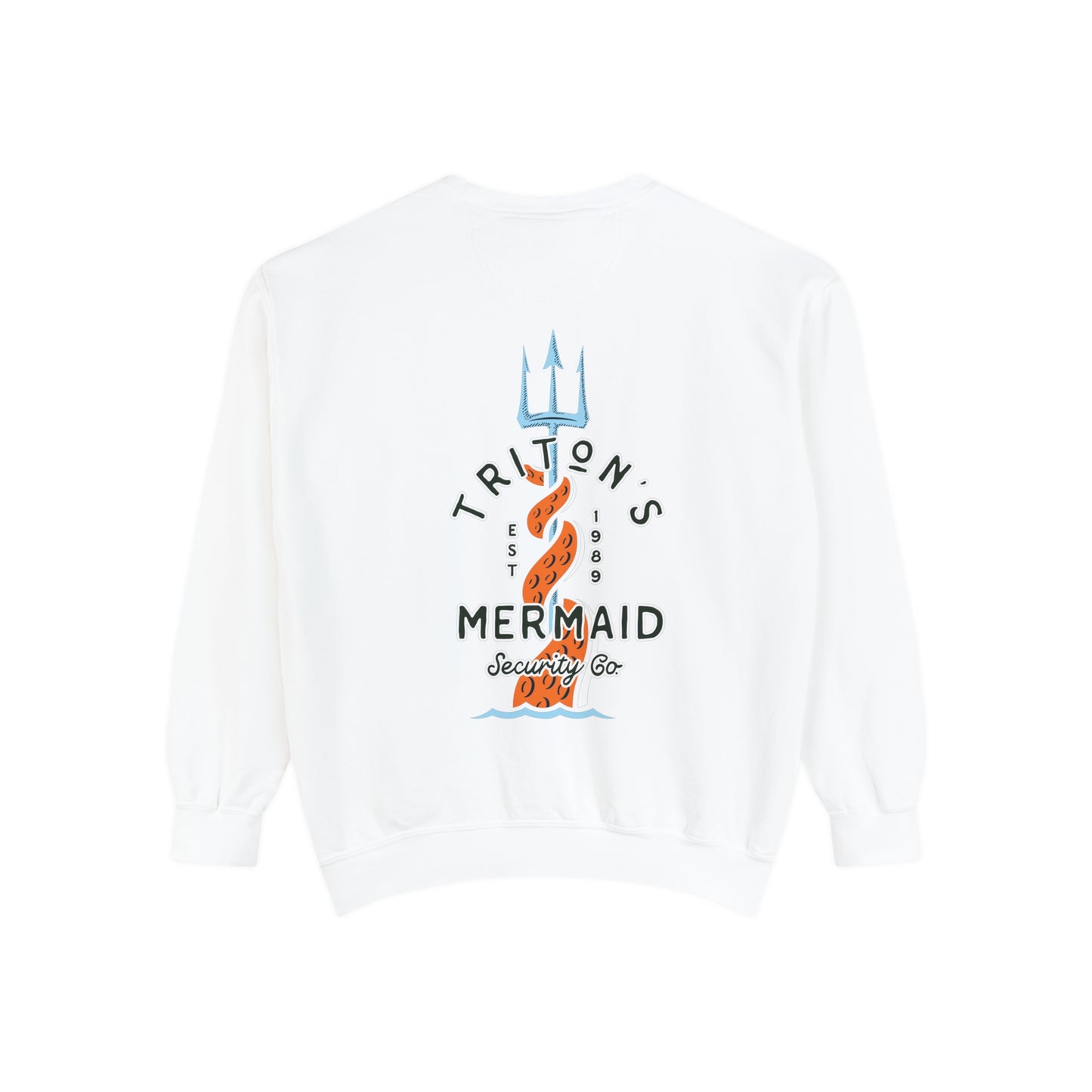 Triton's Mermaid Security Comfort Colors Unisex Garment-Dyed Sweatshirt