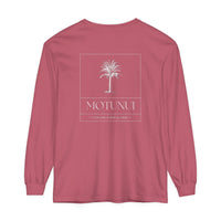 Motunui Coconut Bar and Grill Comfort Colors Unisex Garment-dyed Long Sleeve T-Shirt