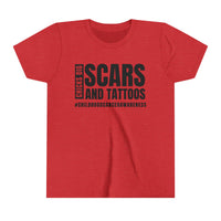 Chicks Dig Scars and Tattoos Bella Canvas Youth Short Sleeve Tee