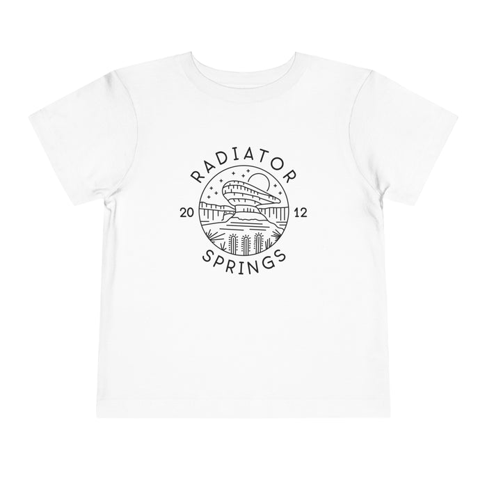 Radiator Springs Bella Canvas Toddler Short Sleeve Tee