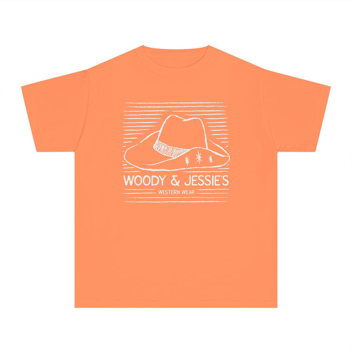 Woody & Jessie's Western Wear Comfort Colors Youth Midweight Tee