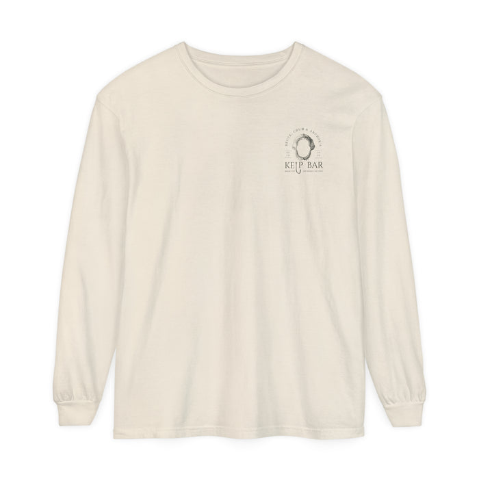 Bruce, Chum & Anchor's Kelp Bar Comfort Colors Unisex Garment-dyed Long Sleeve T-Shirt