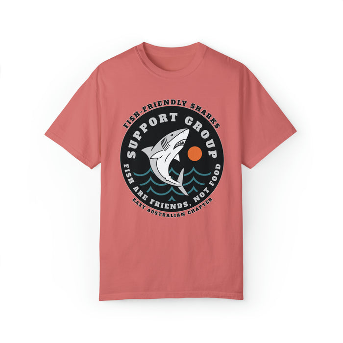 Friendly Shark Support Group Comfort Colors Unisex Garment-Dyed T-shirt