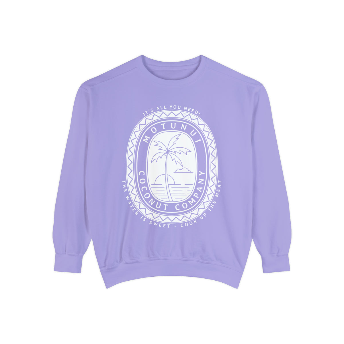 Motunui Coconut Company Comfort Colors Unisex Garment-Dyed Sweatshirt