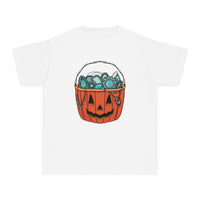 Turquoise Pumpkin Comfort Colors Youth Midweight Tee