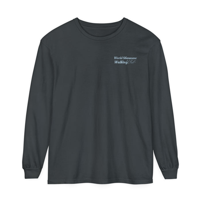 World Showcase Walking Club Comfort Colors Unisex Garment-dyed Long Sleeve T-Shirt