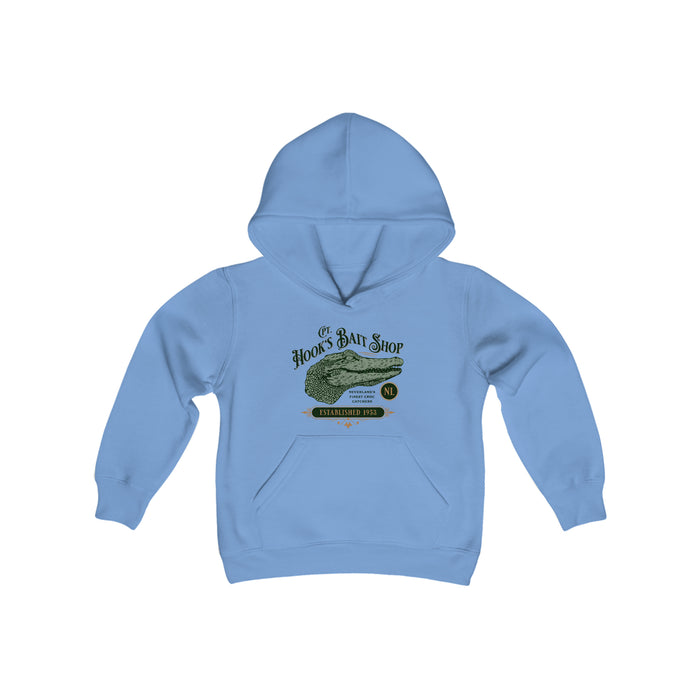 Captain Hook’s Bait Shop Gildan Youth Heavy Blend Hooded Sweatshirt