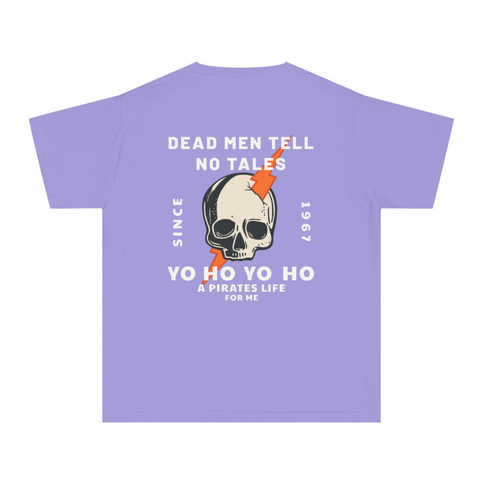 Dead Men Tell No Tales Comfort Colors Youth Midweight Tee