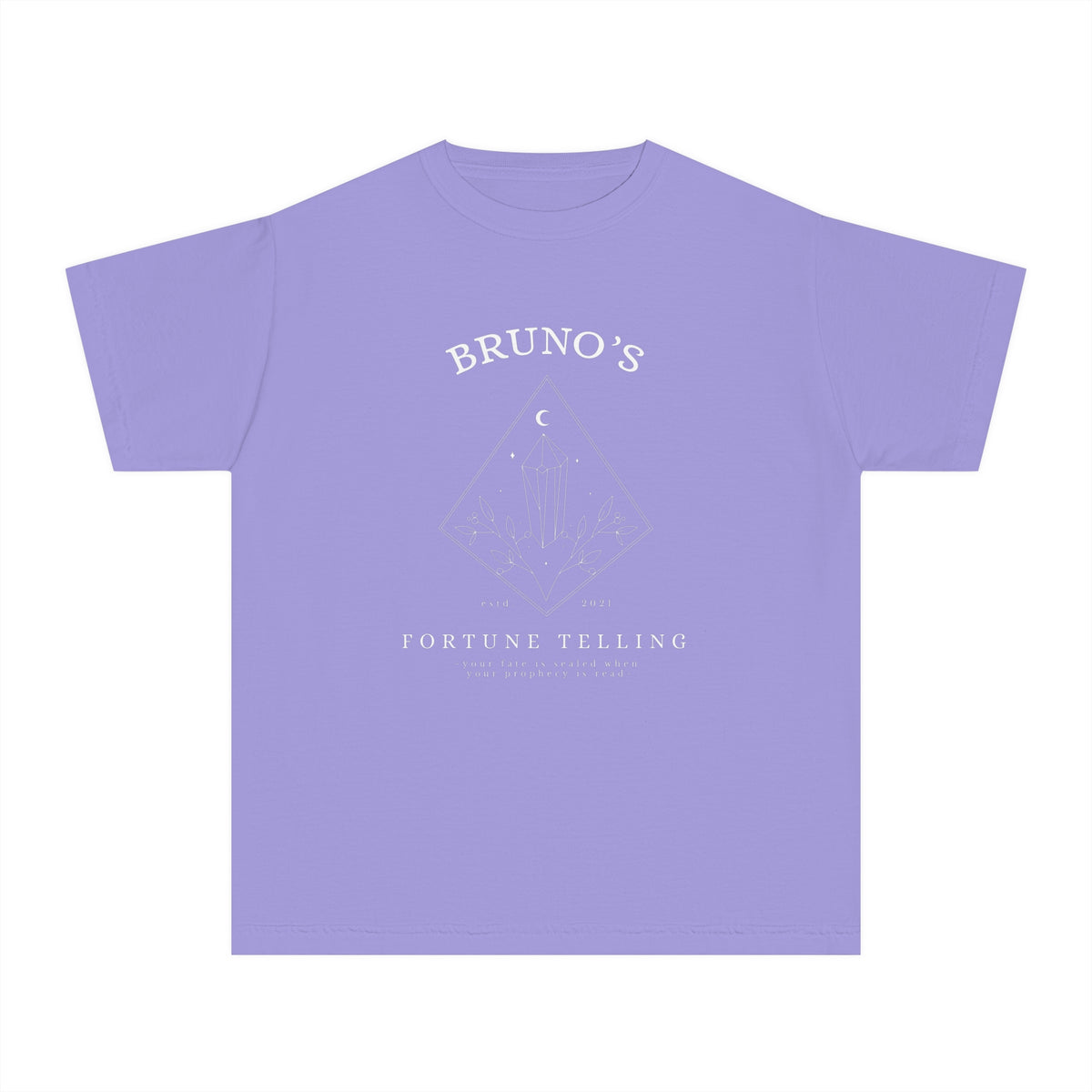 Bruno's Fortune Telling Comfort Colors Youth Midweight Tee