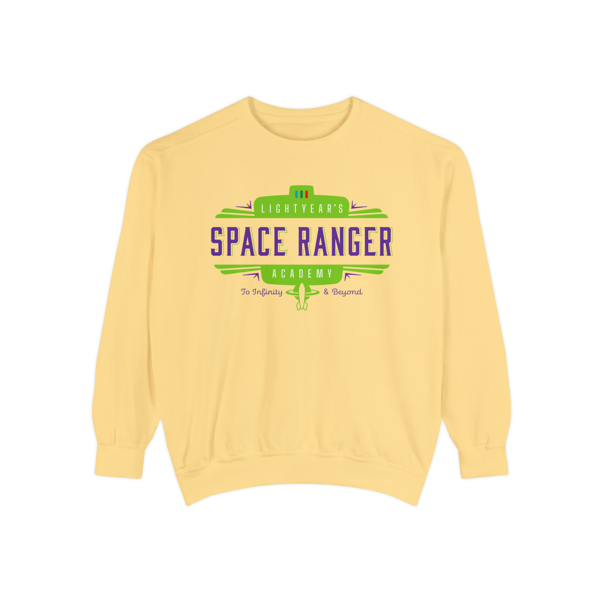 Lightyear's Space Ranger Academy Comfort Colors Unisex Garment-Dyed Sweatshirt