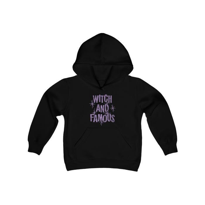 Witch and Famous Gildan Youth Heavy Blend Hooded Sweatshirt