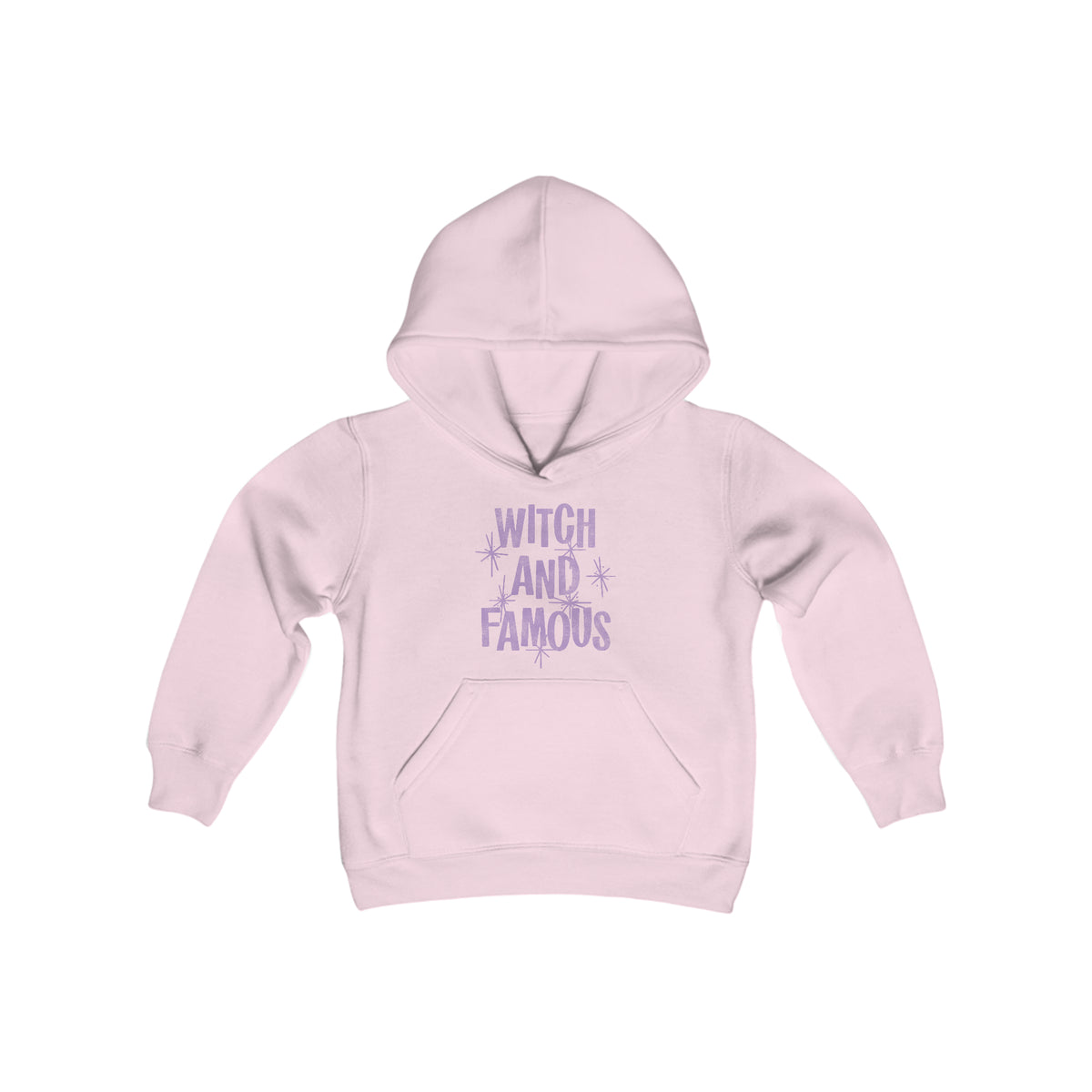 Witch and Famous Gildan Youth Heavy Blend Hooded Sweatshirt