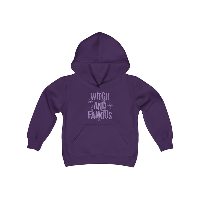 Witch and Famous Gildan Youth Heavy Blend Hooded Sweatshirt