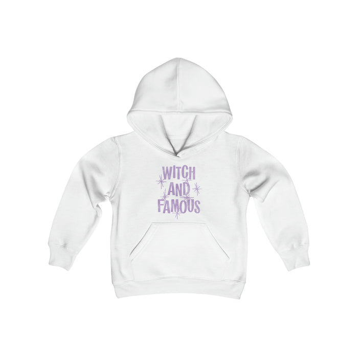 Witch and Famous Gildan Youth Heavy Blend Hooded Sweatshirt