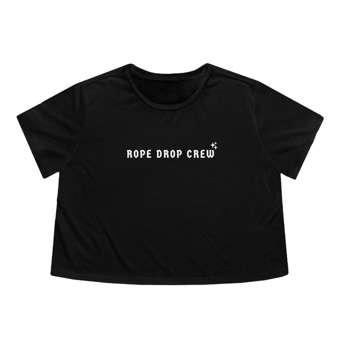 Rope Drop Crew Bella Canvas Women's Flowy Cropped Tee