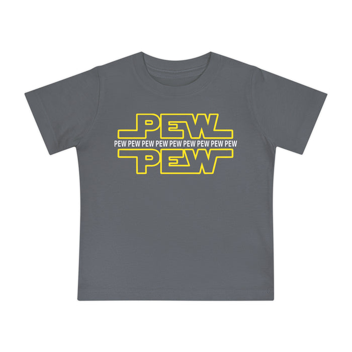 PEW PEW PEW Bella Canvas Baby Short Sleeve T-Shirt